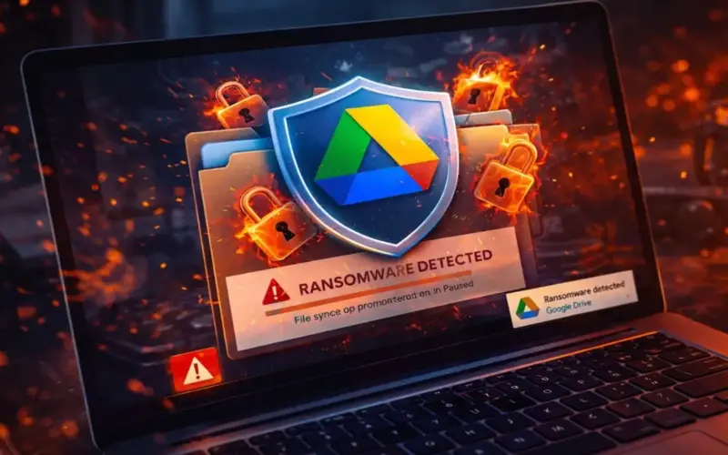 جوجل درايف تُعزز حماية الملفات وتُرصد برمجيات الفدية تلقائيًا